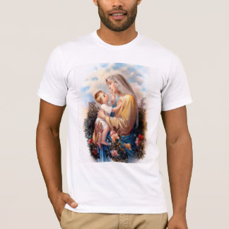 Blessed Virgin Mary and Infant Child Jesus T-Shirt