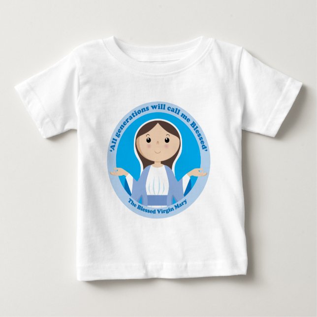 Blessed Virgin Mary Baby T-Shirt (Front)