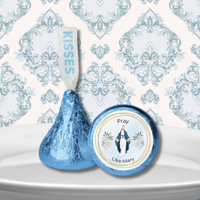 Blessed Virgin Mary Blue All Saints Halloween Hershey®'s Kisses® (Creator Uploaded)