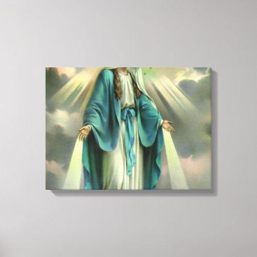 Blessed Virgin Mary Canvas Print