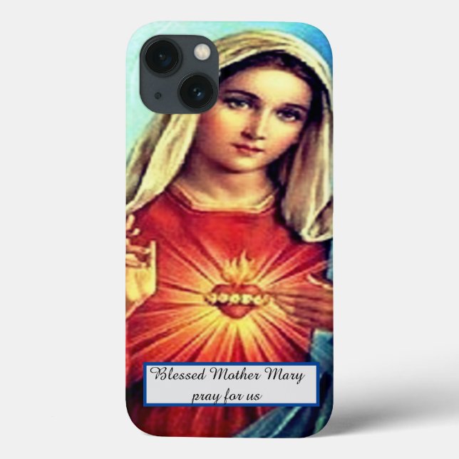 Blessed Virgin Mary Case-Mate iPhone Case (Back)