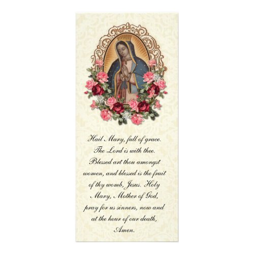 Blessed Virgin Mary Catholic Funeral Prayer Card