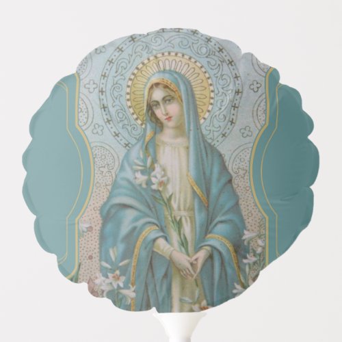 Blessed Virgin Mary Catholic Religous Balloon
