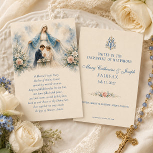 Blessed Virgin Mary Catholic Wedding Prayer