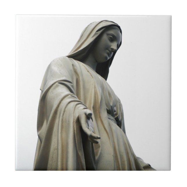 Blessed Virgin Mary Ceramic Tile (Front)
