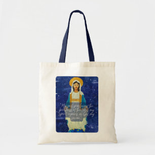 Blessed Virgin Mary Christian Tote Bag