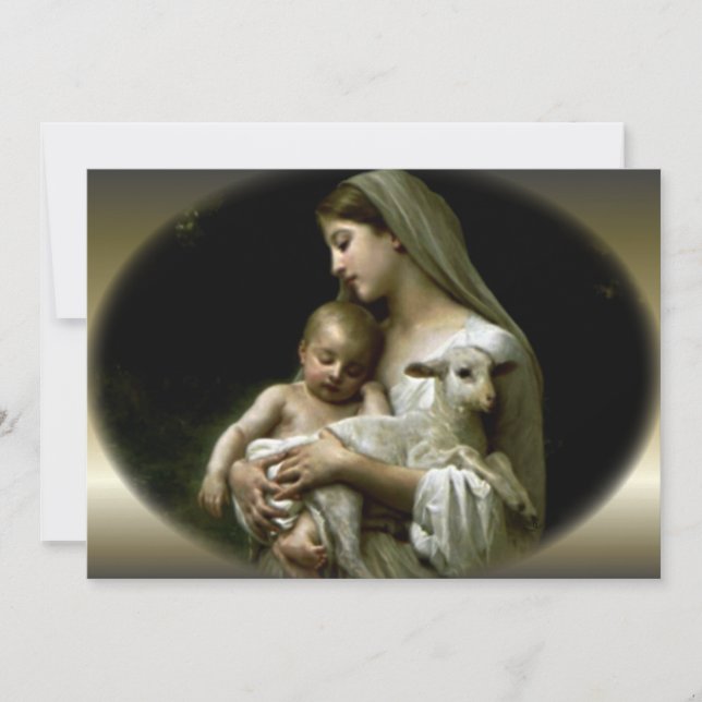 Blessed Virgin Mary Comforting Jesus (Front)