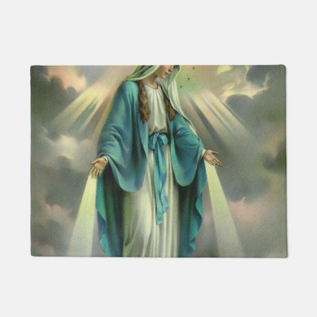 Blessed Virgin Mary Doormat (Front)