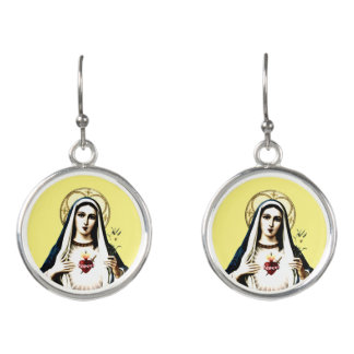 Blessed Virgin Mary Earrings