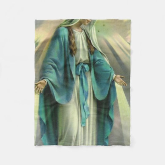 Blessed Virgin Mary Fleece Blanket | Zazzle.com