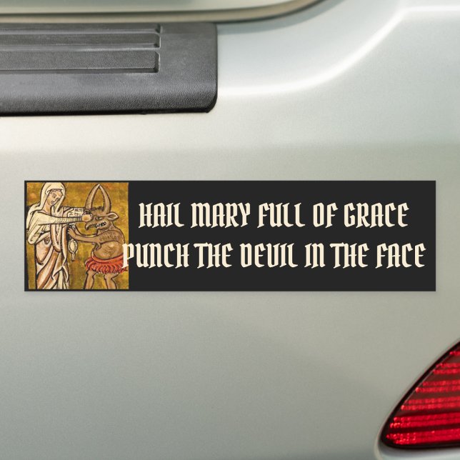 BLESSED VIRGIN MARY FULL OF GRACE RELIGIOUS CAR MAGNET (Creator Uploaded)