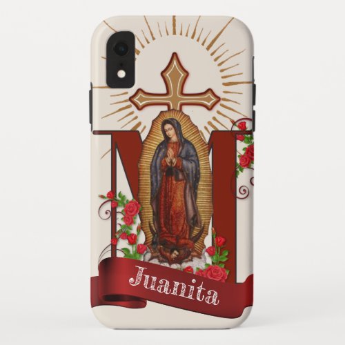 Blessed Virgin Mary Guadalupe Catholic Religious iPhone XR Case