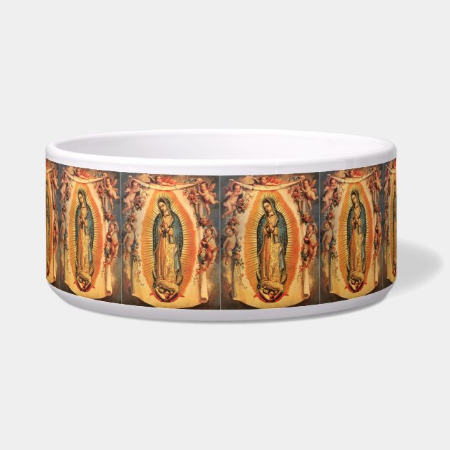 Blessed Virgin Mary Guadalupe Religious Catholic Bowl (Left)