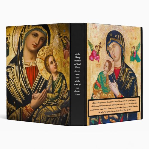 Blessed Virgin Mary have Mercy Binder