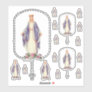 Blessed Virgin Mary Holy Rosary Sticker