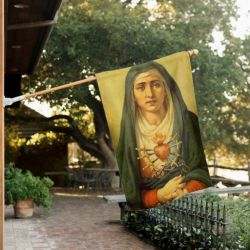 Blessed Virgin Mary House Flag