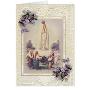 Blessed Virgin Mary Immaculate Heart Fatima Cards