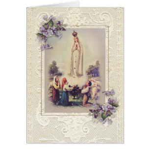 Blessed Virgin Mary Immaculate Heart Fatima Cards