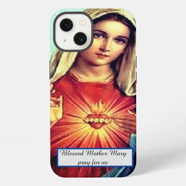 Blessed Virgin Mary Iphone Case (Back)