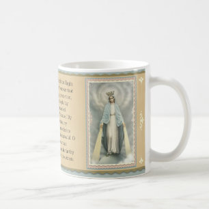 Blessed Virgin Mary Memorare Prayer Coffee Mug
