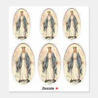 Hail Holy Queen Stickers, Catholic Stickers, Virgin Mary Stickers, Mother  of God Stickers, Catholic Decal, Mary Laptop Stickers 
