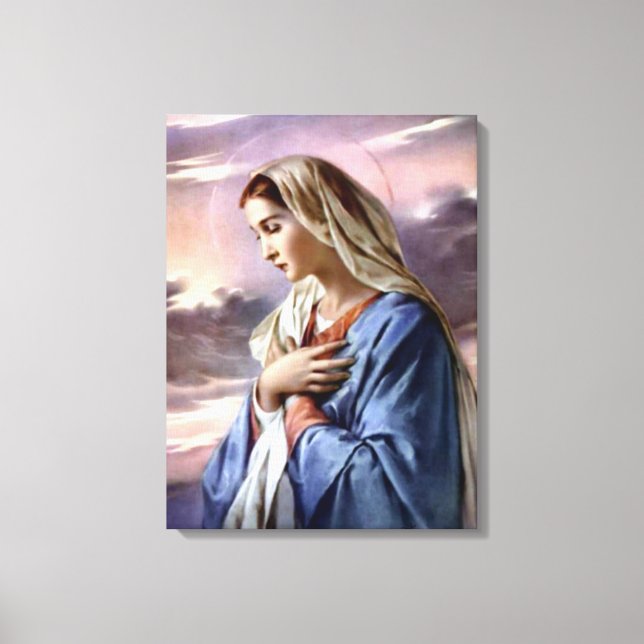 Blessed Virgin Mary - Mother of God Canvas Print (Front)