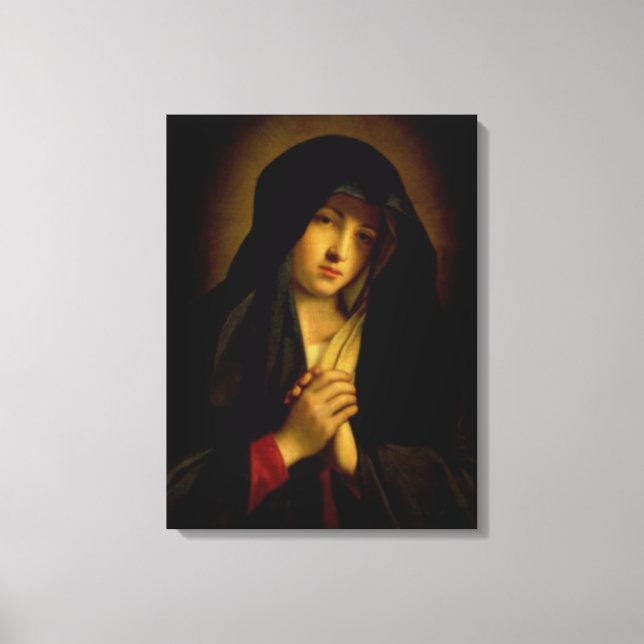 Blessed Virgin Mary - Mother of God Canvas Print (Front)