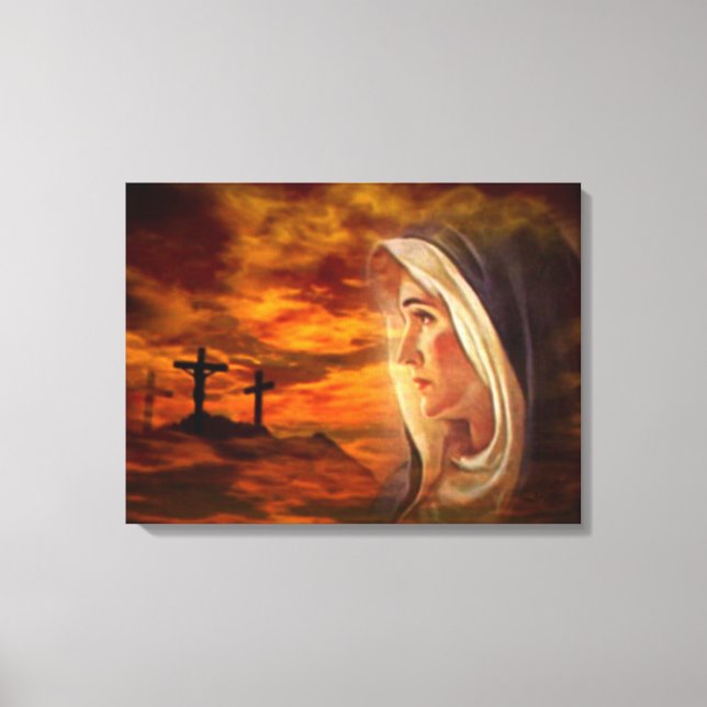 Blessed Virgin Mary - Mother of God Canvas Print (Front)