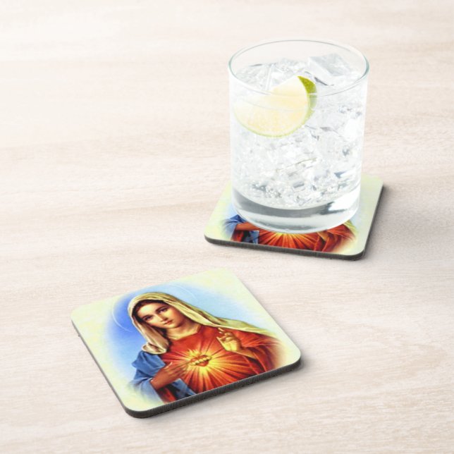 Blessed Virgin Mary - Mother of God Drink Coaster (Right Side)