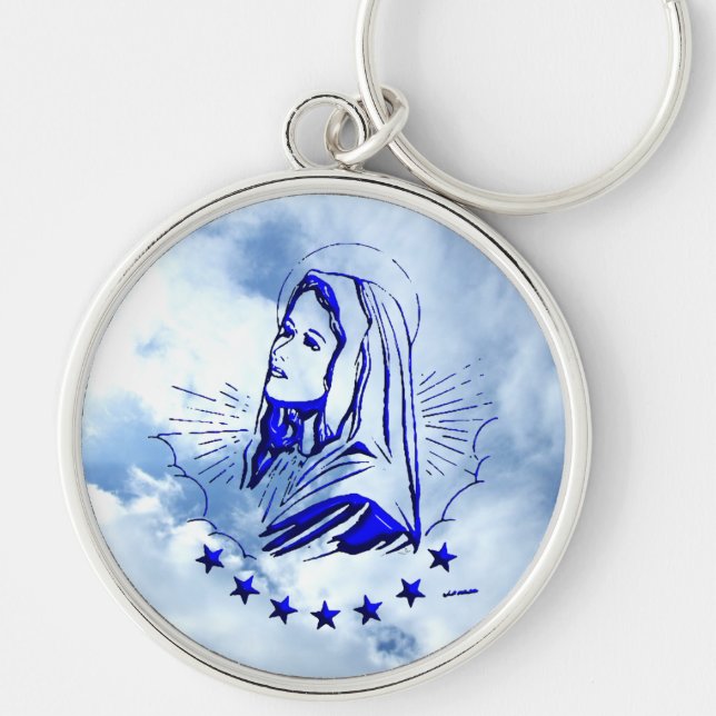 Blessed Virgin Mary - Mother of God Keychain (Front)