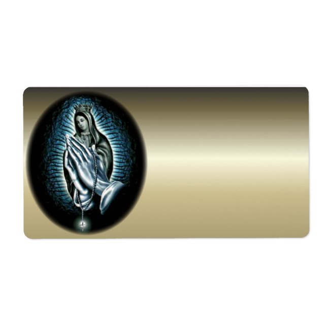 Blessed Virgin Mary - Mother of God Label (Front)