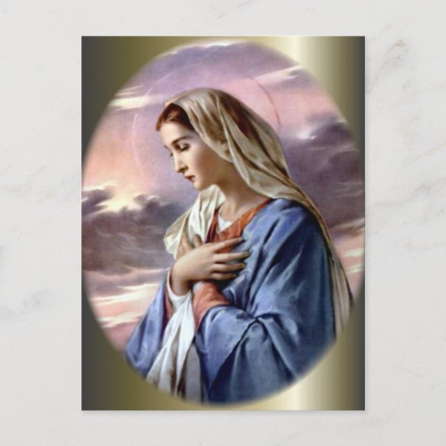 Blessed Virgin Mary - Mother of God Postcard (Front)
