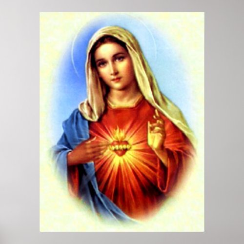 Blessed Virgin Mary _ Mother of God Poster