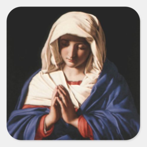 Blessed Virgin Mary _ Mother of God Square Sticker