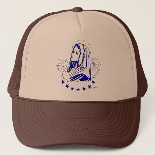Blessed Virgin Mary _ Mother of God Trucker Hat