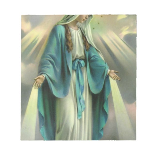 Blessed Virgin Mary Notepad (Front)