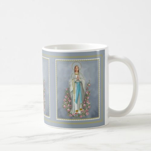 Blessed Virgin Mary of the Rosary wroses Coffee Mug