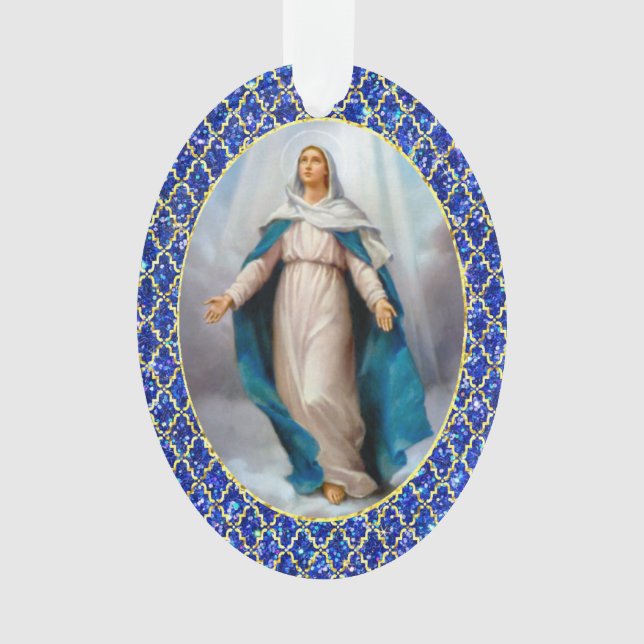Blessed Virgin Mary Ornament (Front)