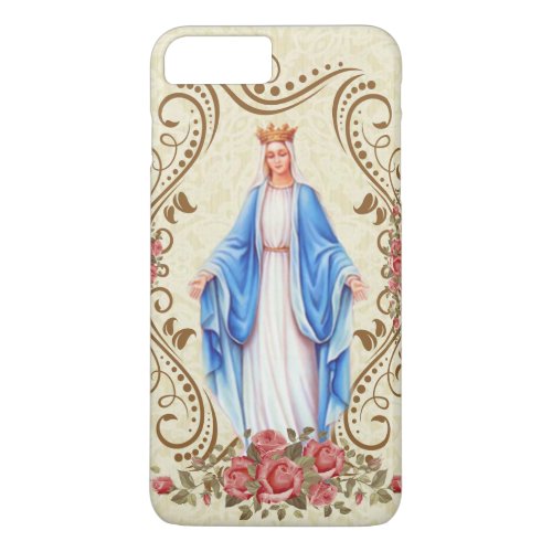 Blessed Virgin Mary Our Lady of Grace Catholic iPhone 8 Plus7 Plus Case