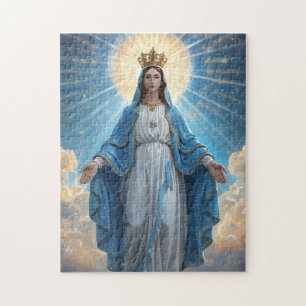 Blessed VIrgin Mary Picture Jigsaw Puzzle