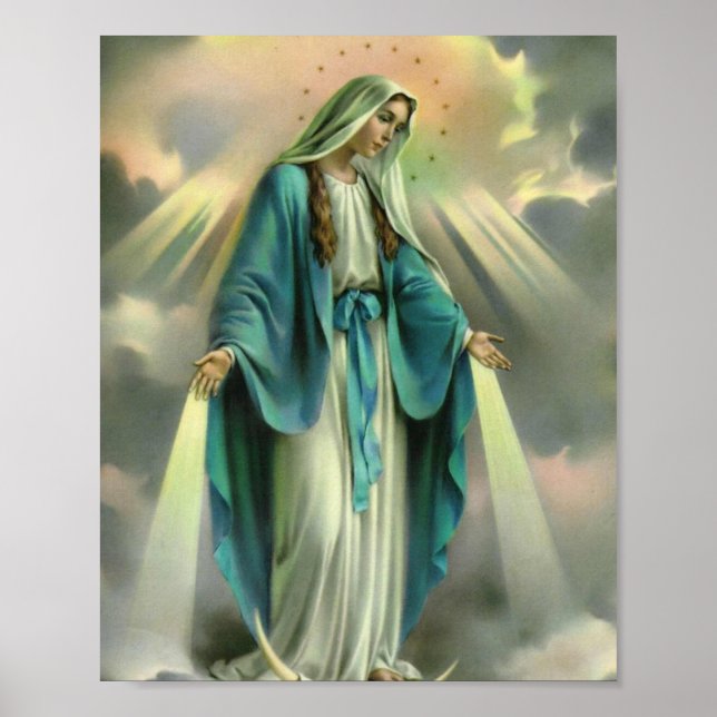 Blessed Virgin Mary Poster (Front)