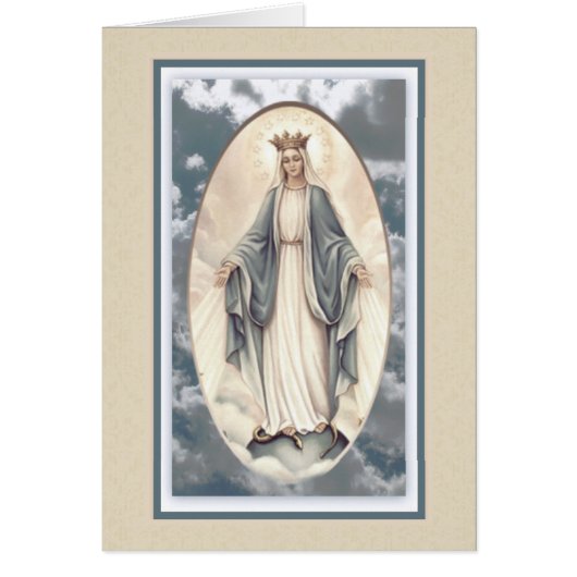 Blessed Virgin Mary Religious Traditional Catholic (Front)