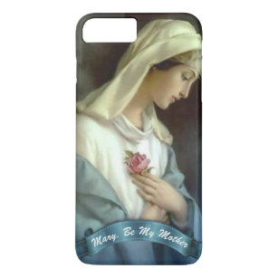 Blessed Virgin Mary Religious Vintage Catholic iPhone 8 Plus/7 Plus Case