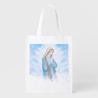 Blessed Virgin Mary Reusable Grocery Bag