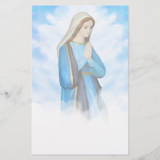 Blessed Virgin Mary Stationery (Front)