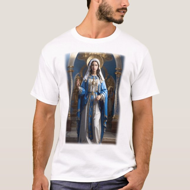 Blessed Virgin Mary  T-Shirt (Front)