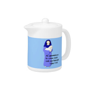 Blessed Virgin Mary Teapot
