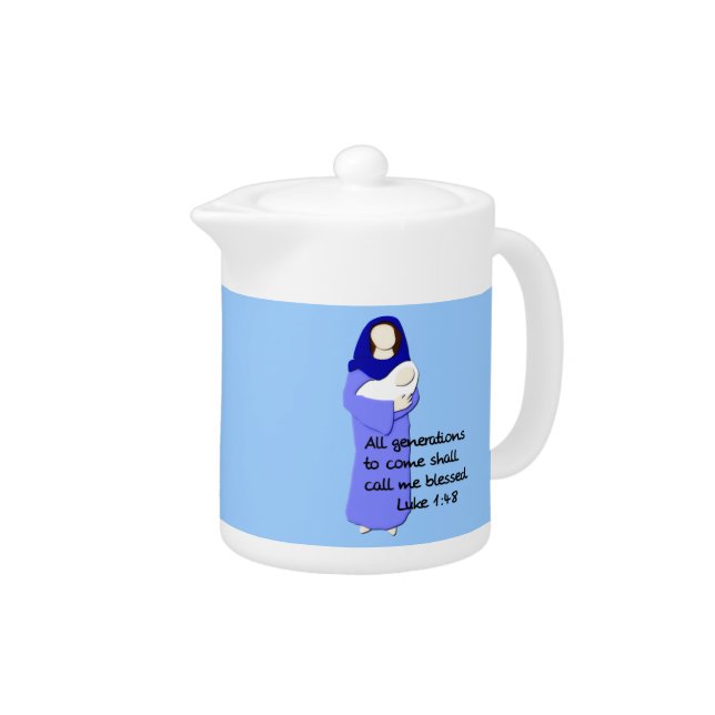 Blessed Virgin Mary Teapot (Right)