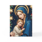 Blessed Virgin Mary Traditional Catholic Christmas