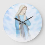 Blessed Virgin Mary Wall Clock at Zazzle